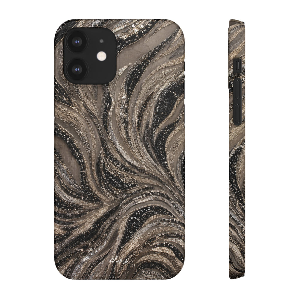 Neutral Swirl Protective Snap Case