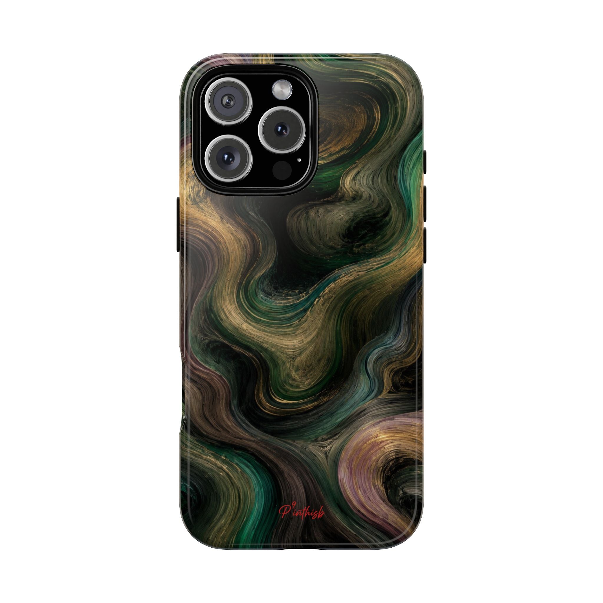 Marbled Forest Tough Phone Case