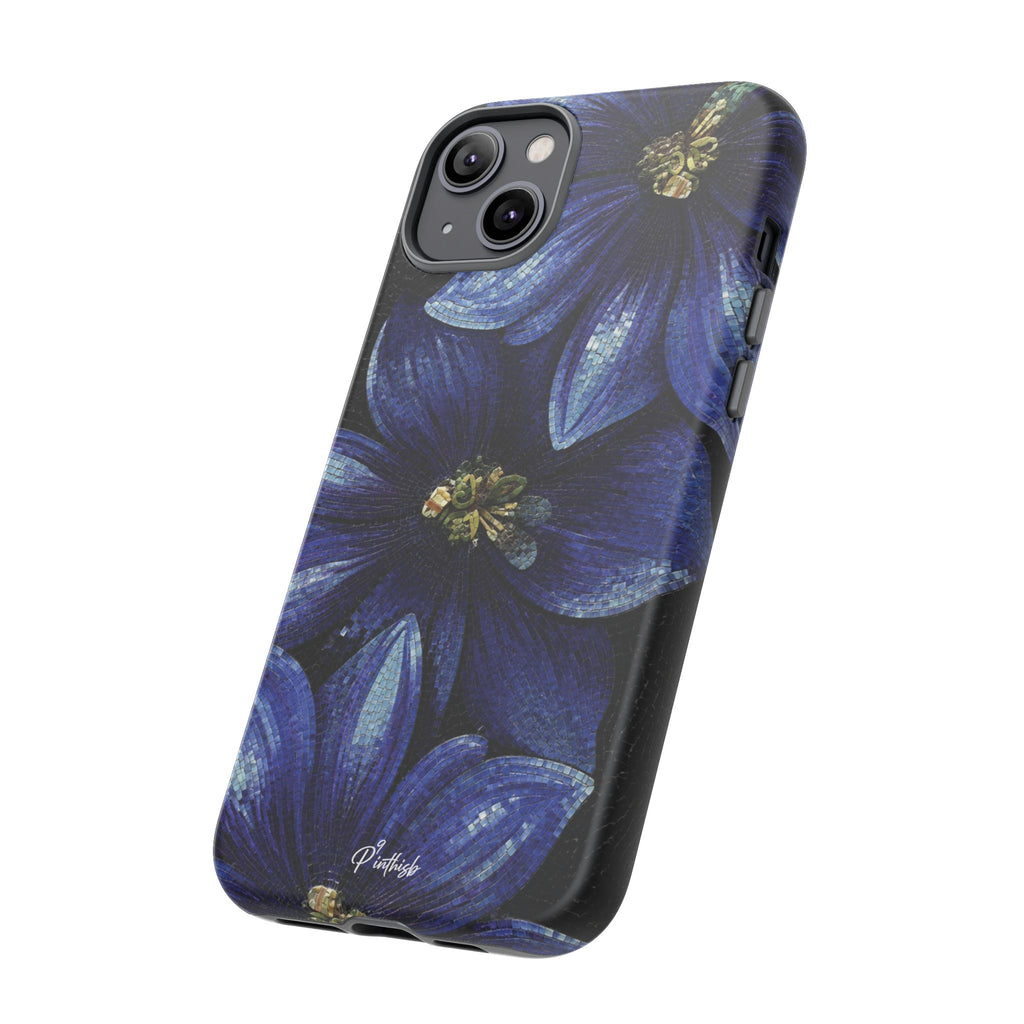 Blue Floral Tough Case