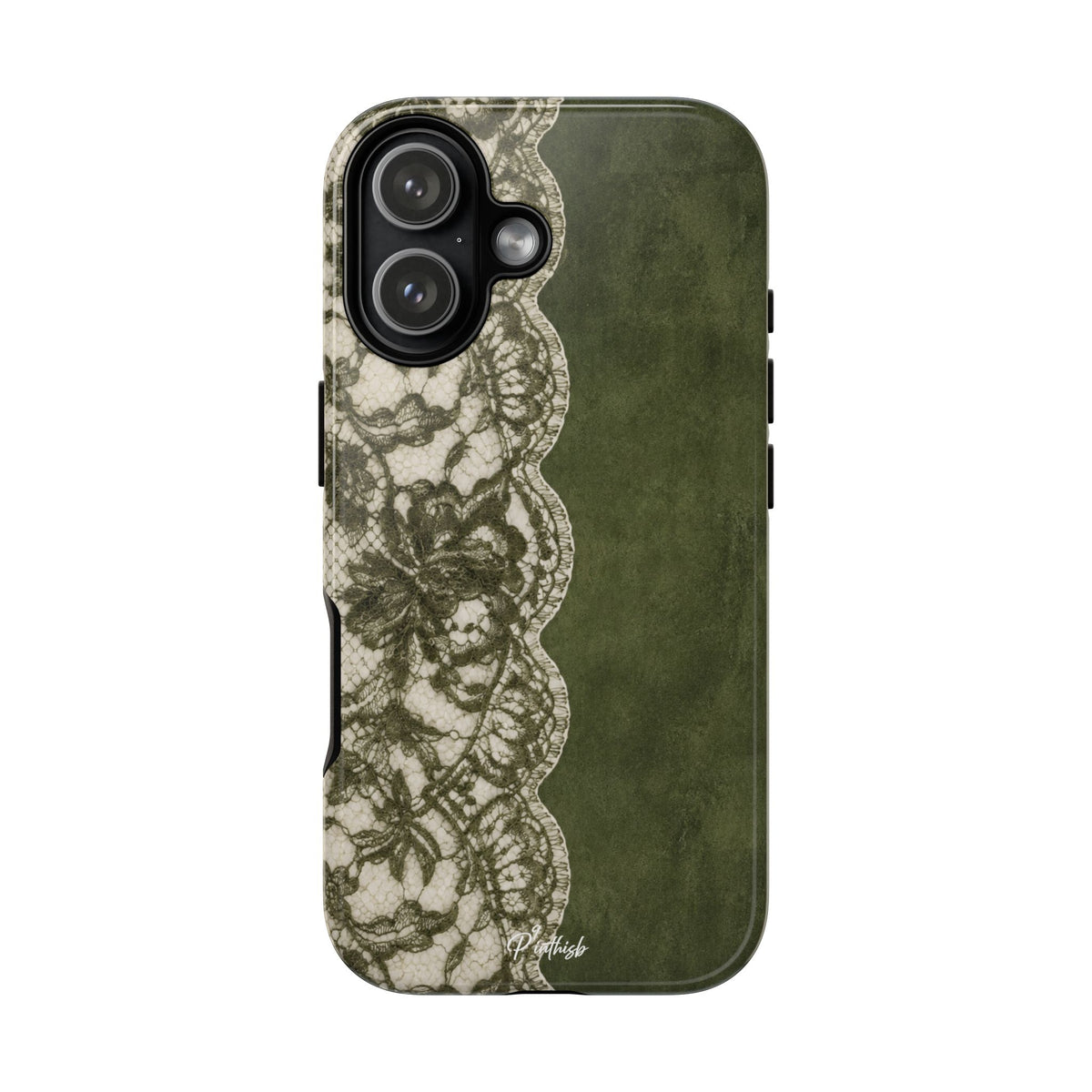 Olive Lace Tough Case