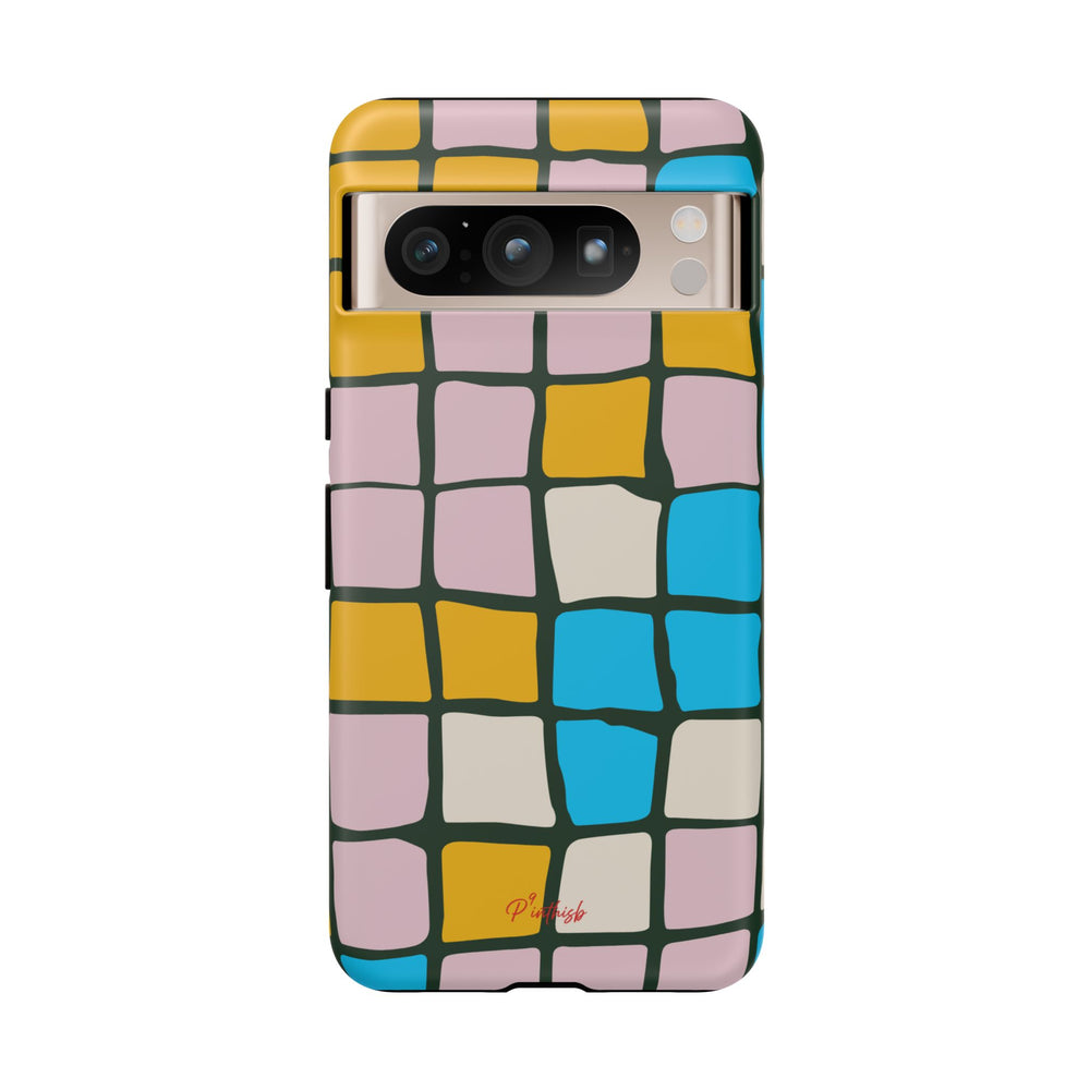 Color Grid Tough Phone Case