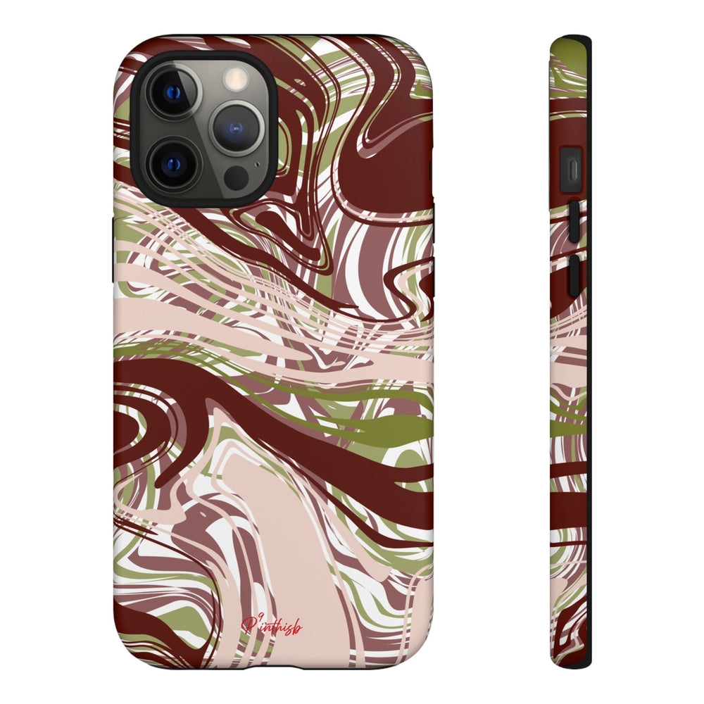 Abstract Marbled Tough Phone Case