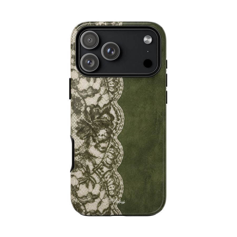 Olive Lace Tough Case