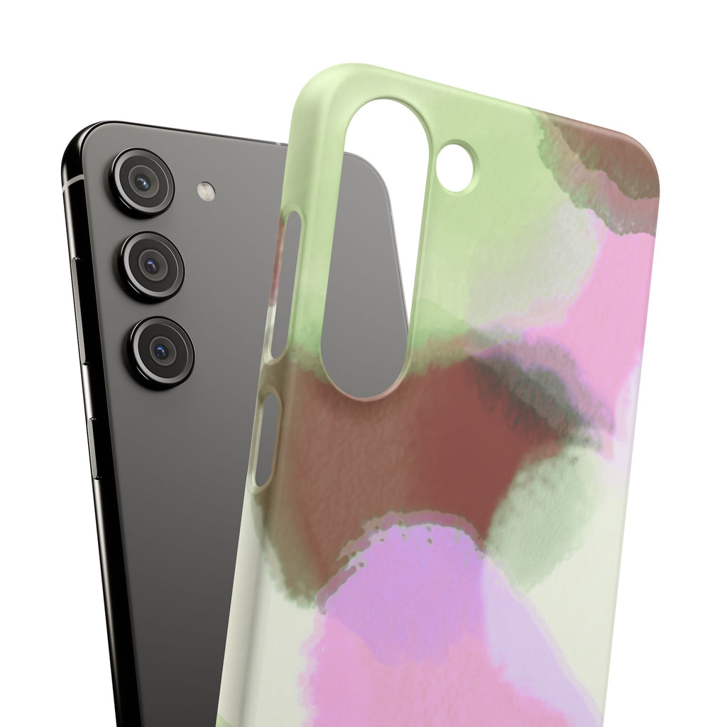 Abstract Pastel Camouflage Snap Phone Case