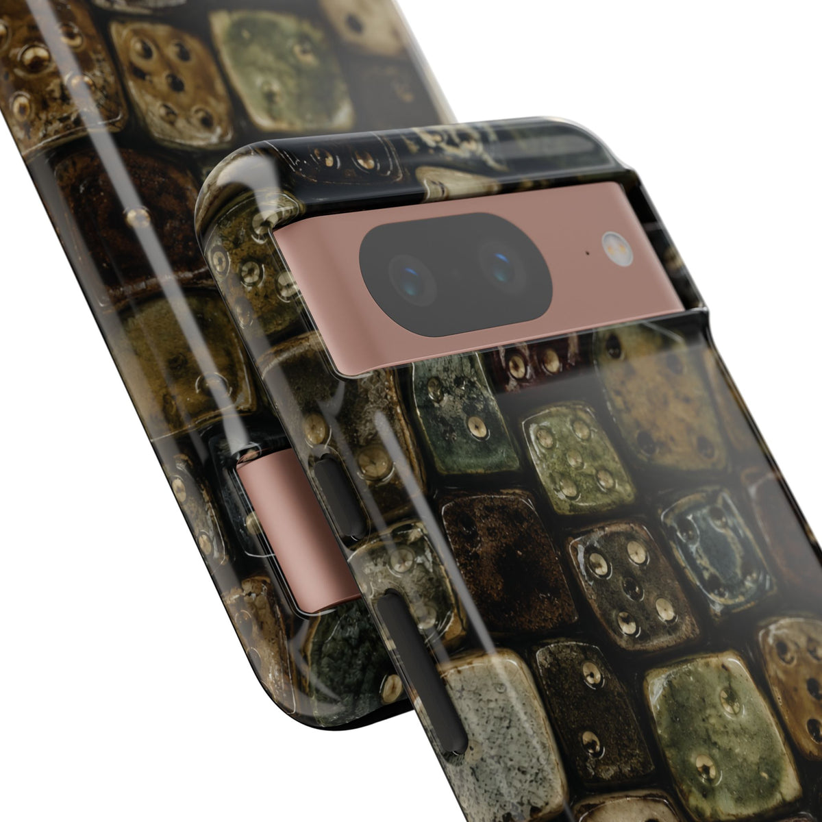 Vintage Dice Tile Phone Case