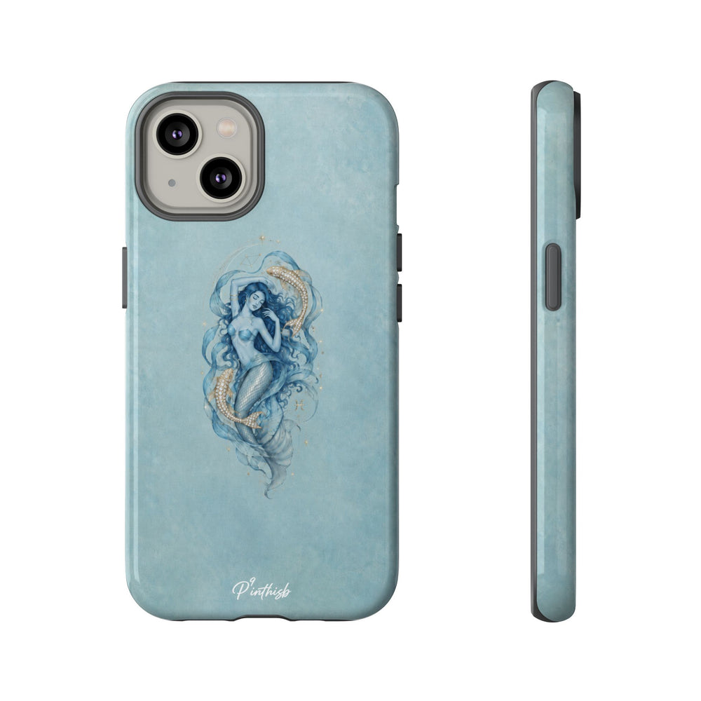 Pisces Zodiac Glitter Phone Case