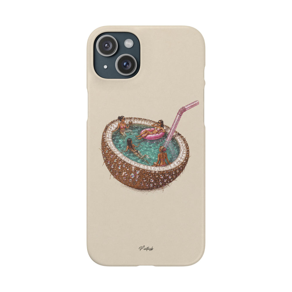 Coconut Pool Snap Phone Case