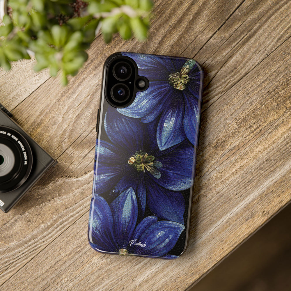 Blue Floral Tough Case