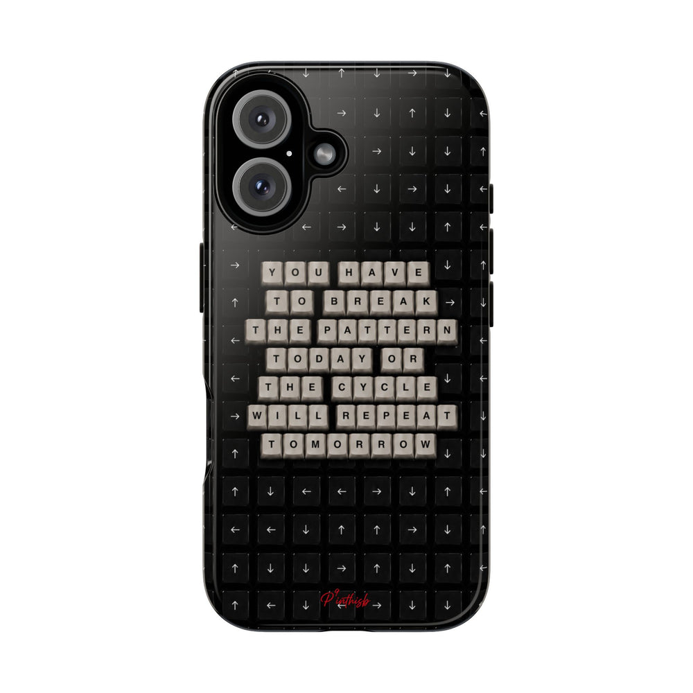 "Break the pattern" Keyboard Tough Case