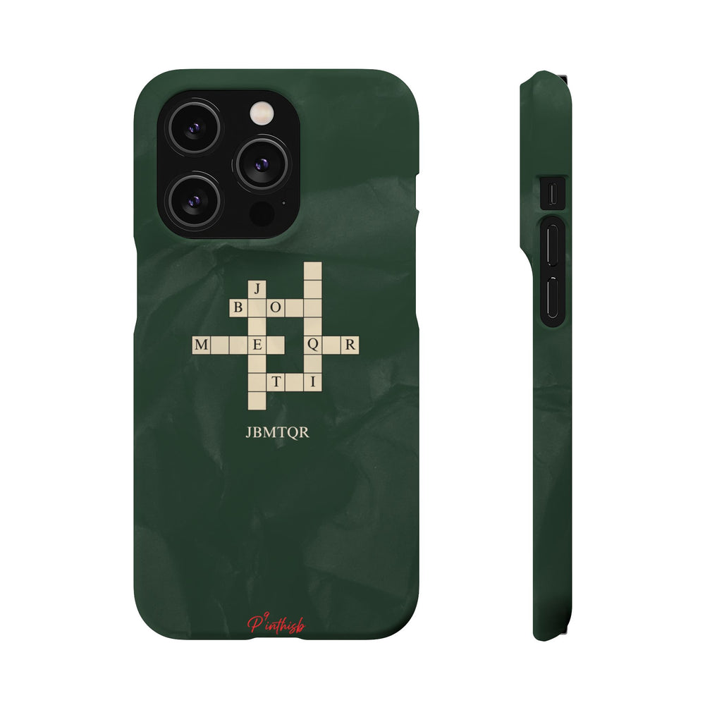 "JBMTQR crossword" Snap Phone Case