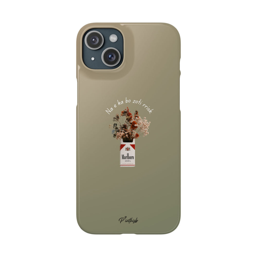 "Na e ka bo zoti rrisk." Snap Phone Case