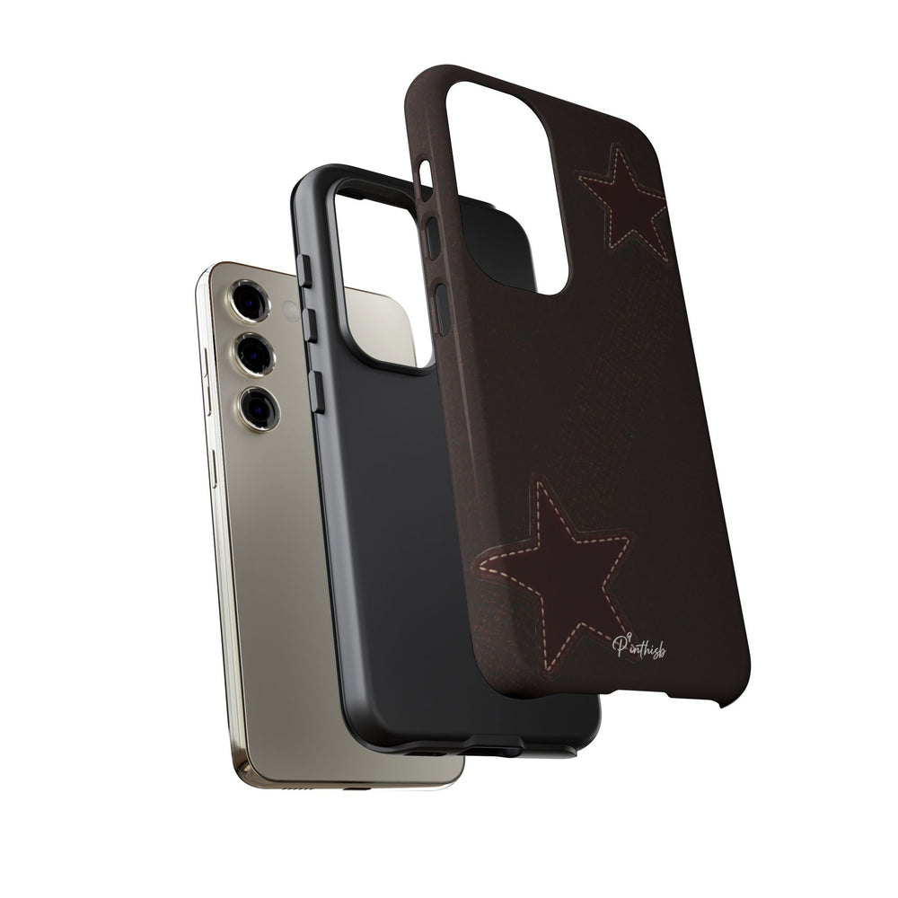 Rustic Stitched Star Phone Case