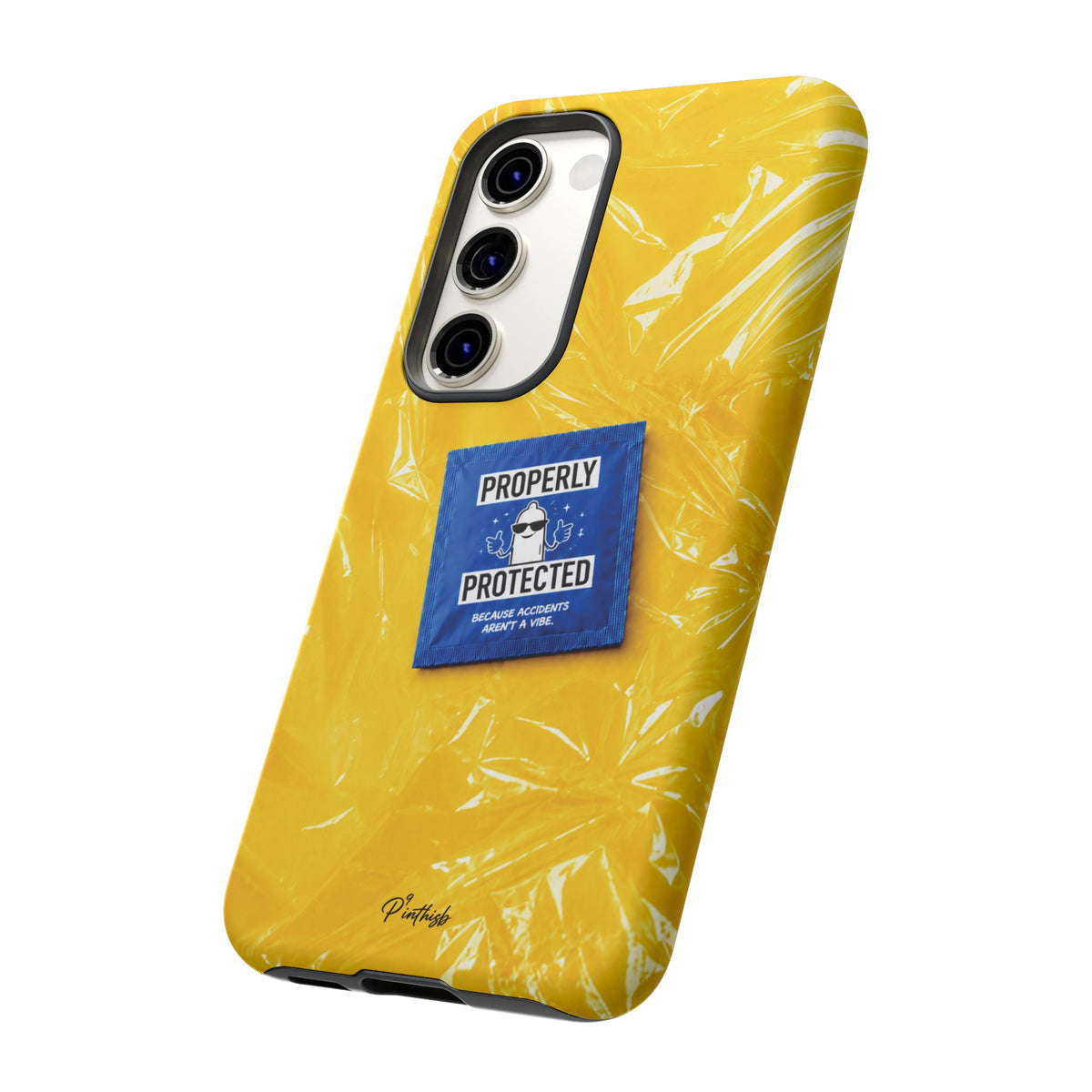 "Properly Protected" Graphic Phone Case