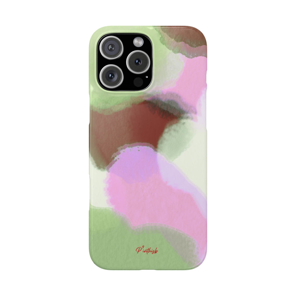 Abstract Pastel Camouflage Snap Phone Case