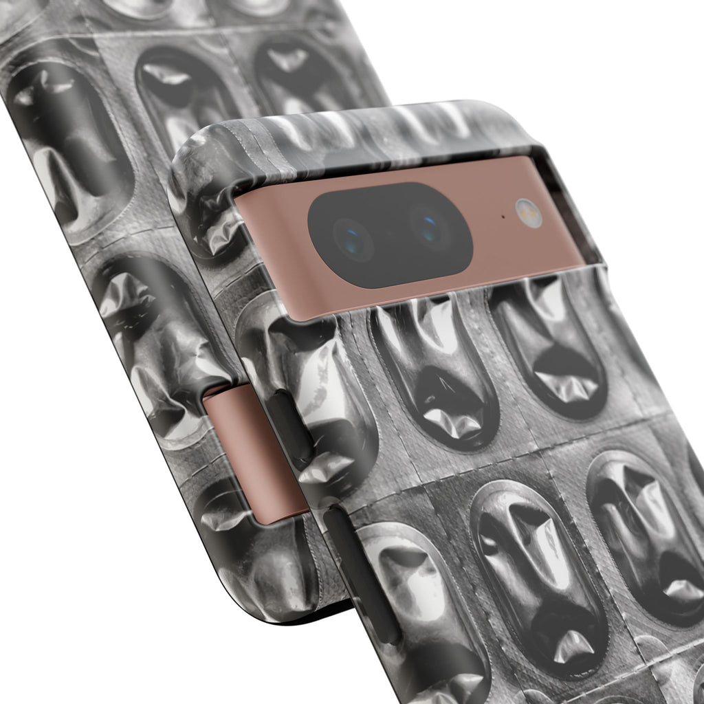 Metallic Mask Grid Tough Case