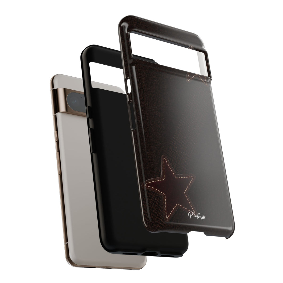 Rustic Stitched Star Phone Case