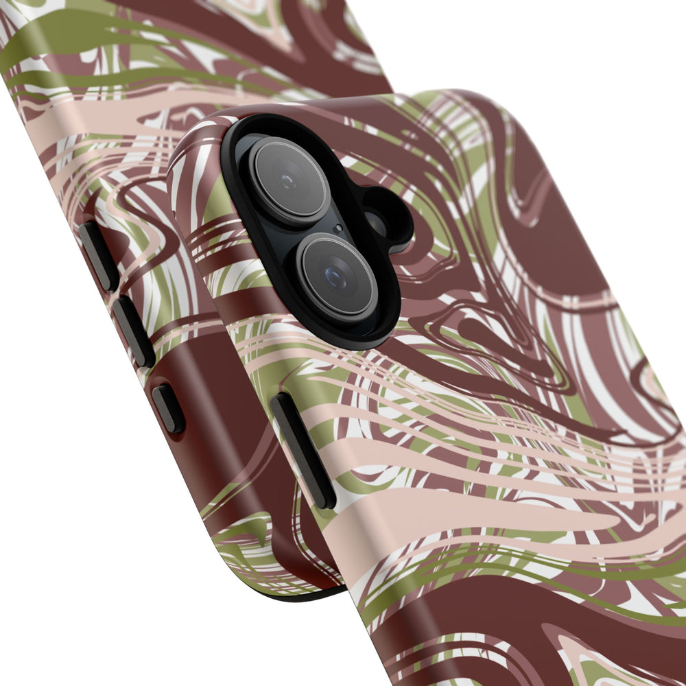 Abstract Marbled Tough Phone Case
