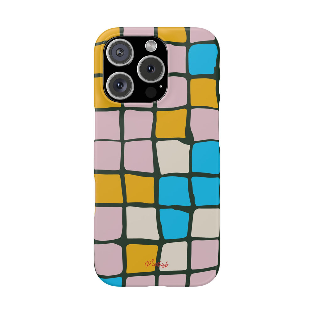 Color Grid Snap Phone Case