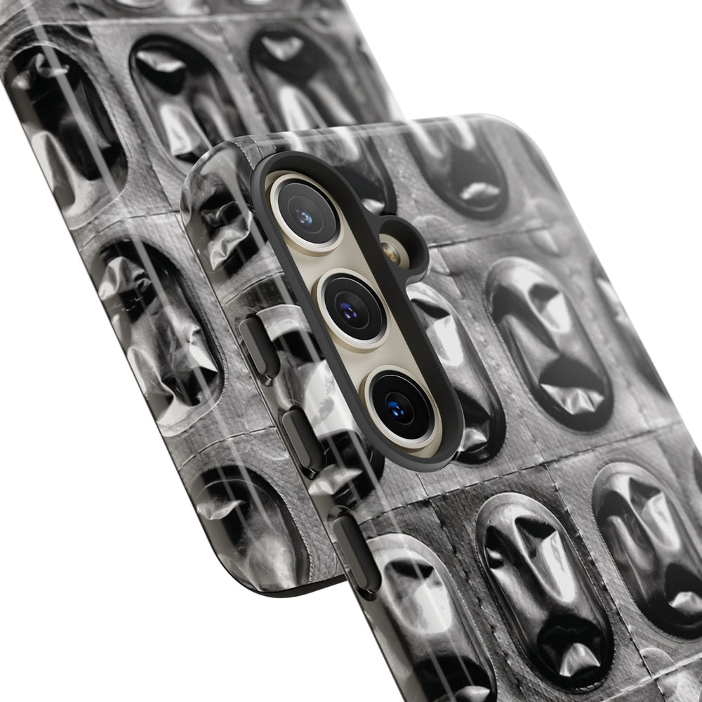 Metallic Mask Grid Tough Case