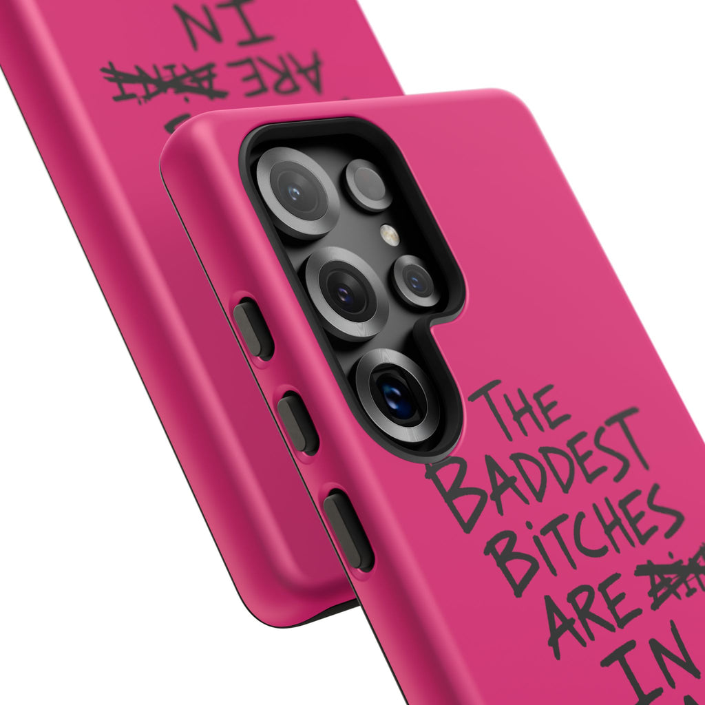 "The Baddest B*tches Are In Albania" Hot Pink Case
