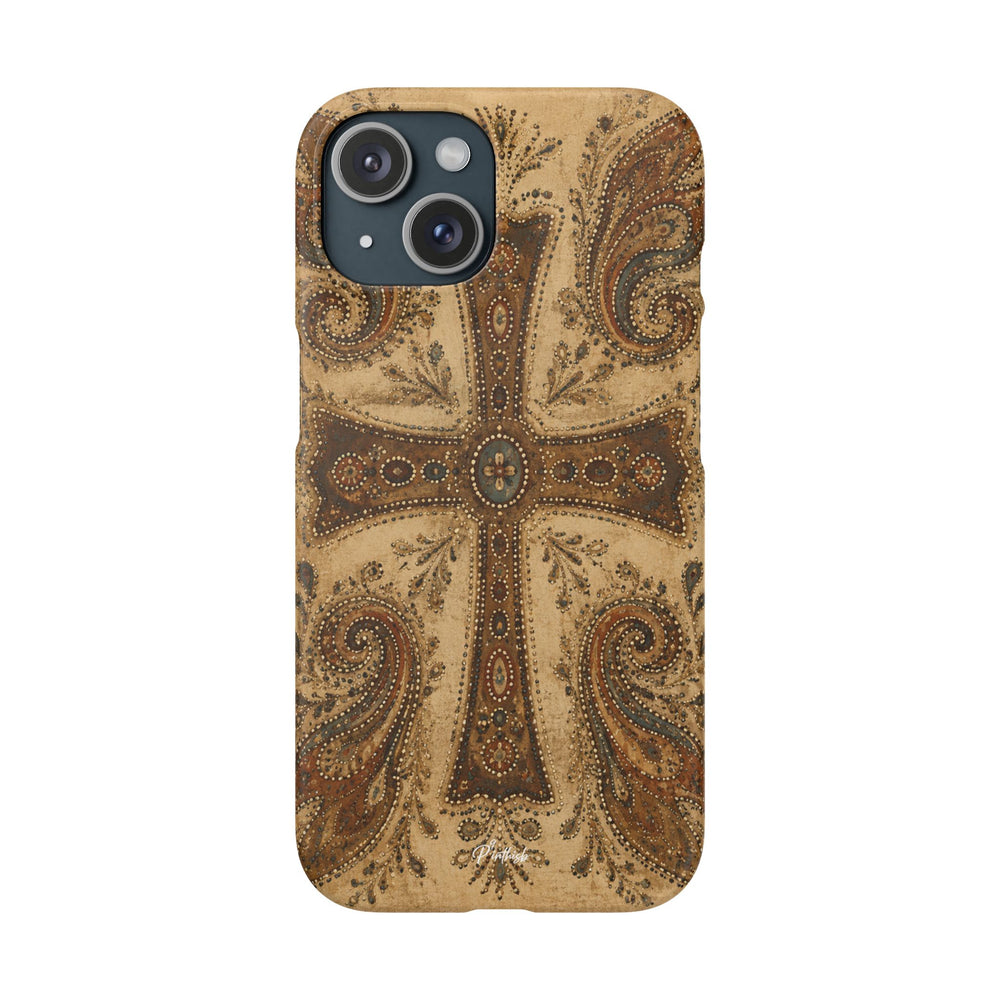 Cross Paisley Snap Case