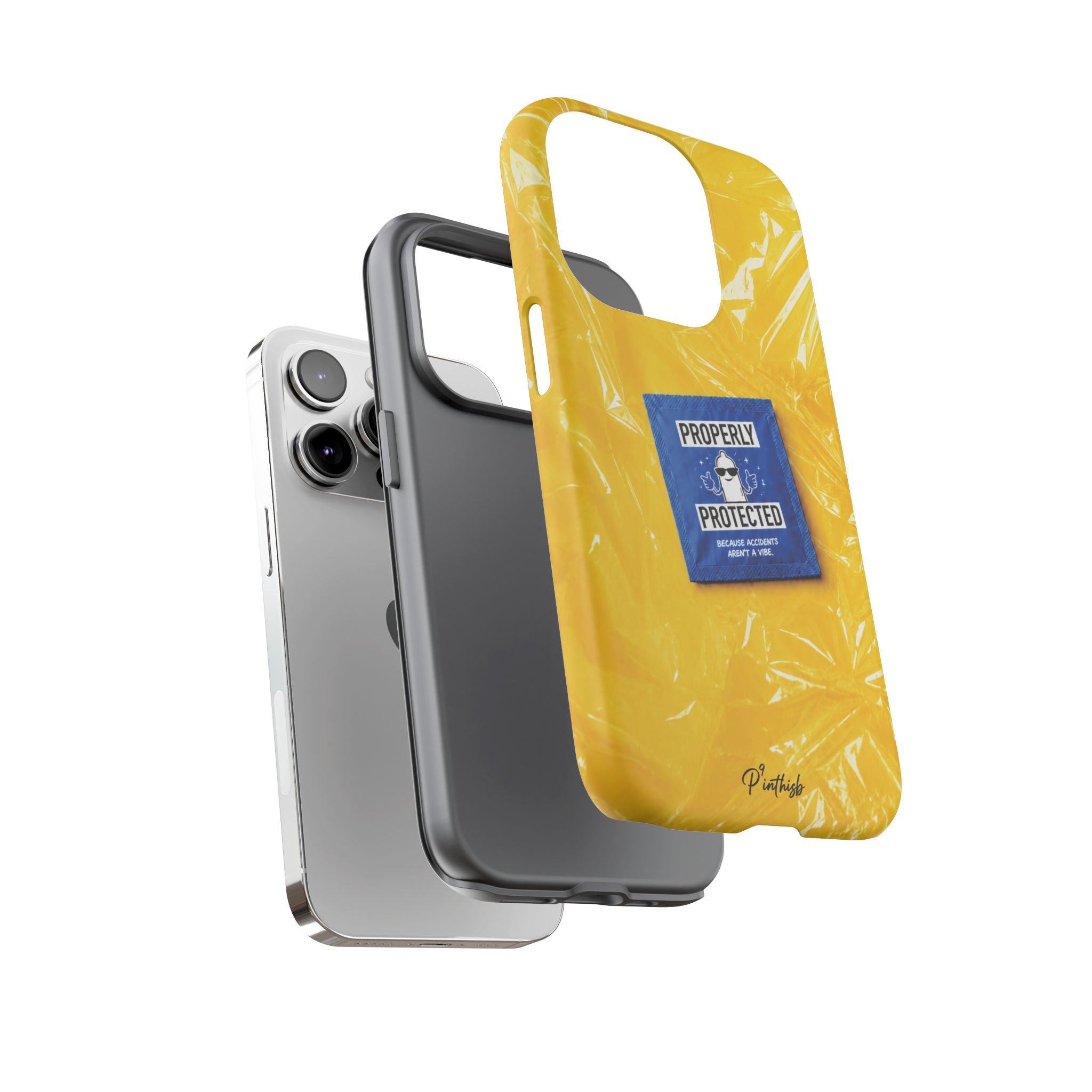 "Properly Protected" Graphic Phone Case
