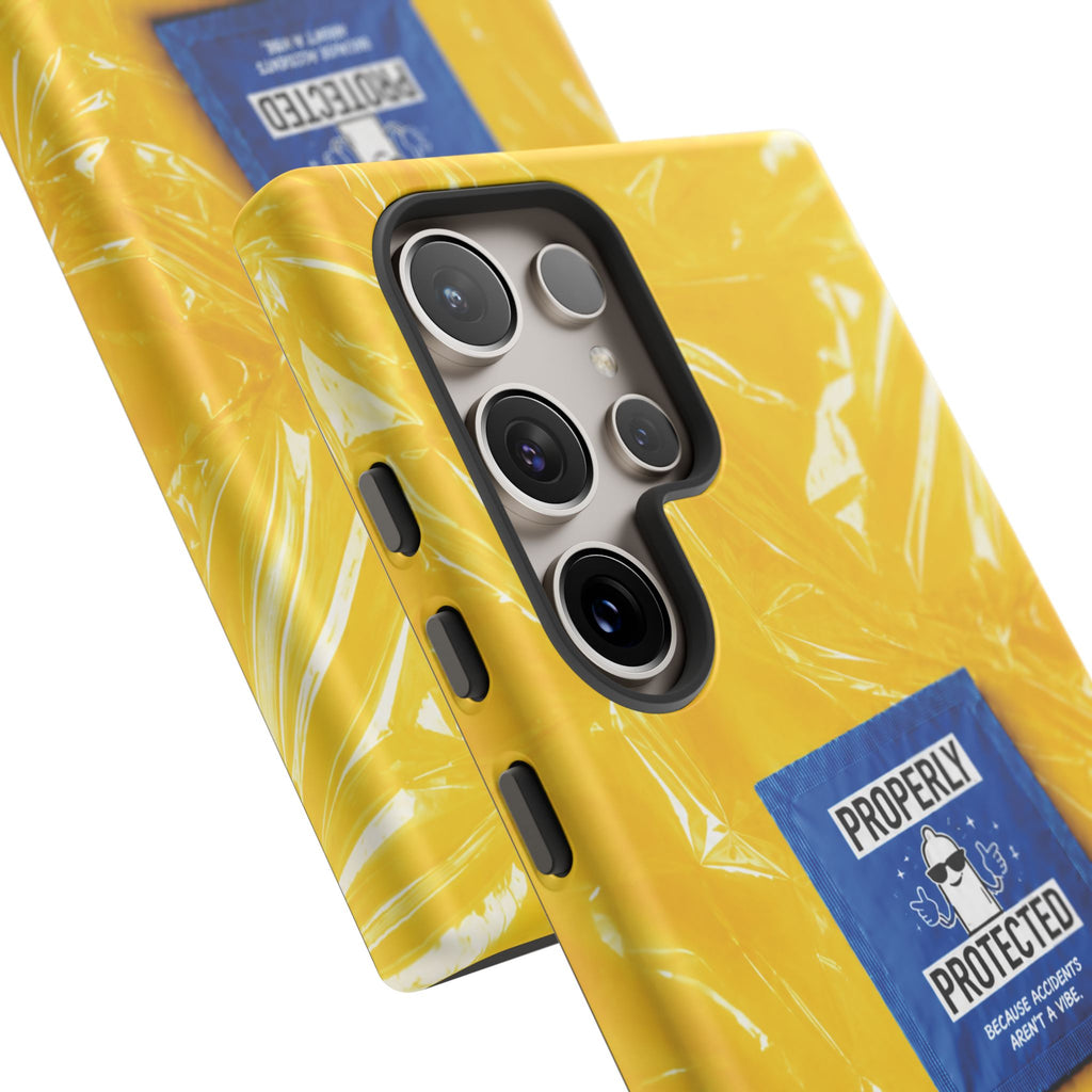 "Properly Protected" Graphic Phone Case