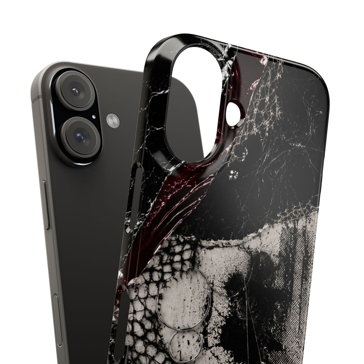 Midnight Static Snap Phone Case