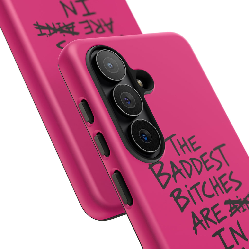 "The Baddest B*tches Are In Albania" Hot Pink Case