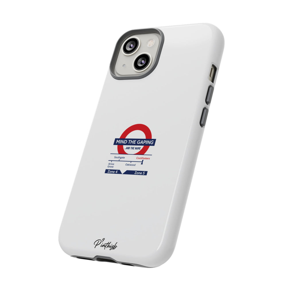 "Mind the Gaping" London Tube Parody Phone Case