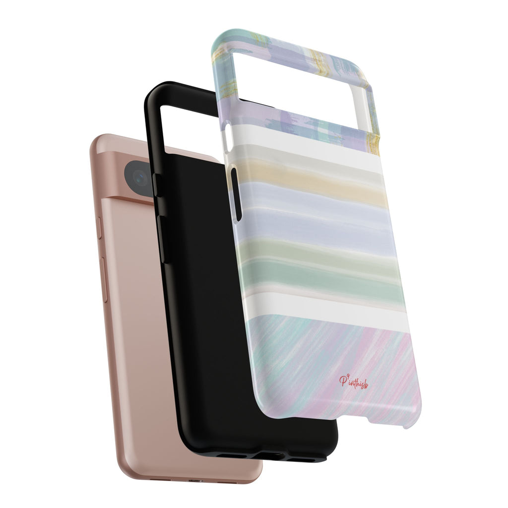 Pastel Stripe Tough Phone Case