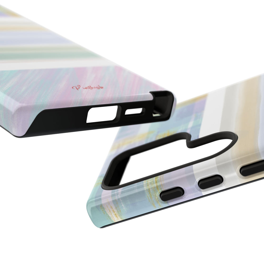 Pastel Stripe Tough Phone Case