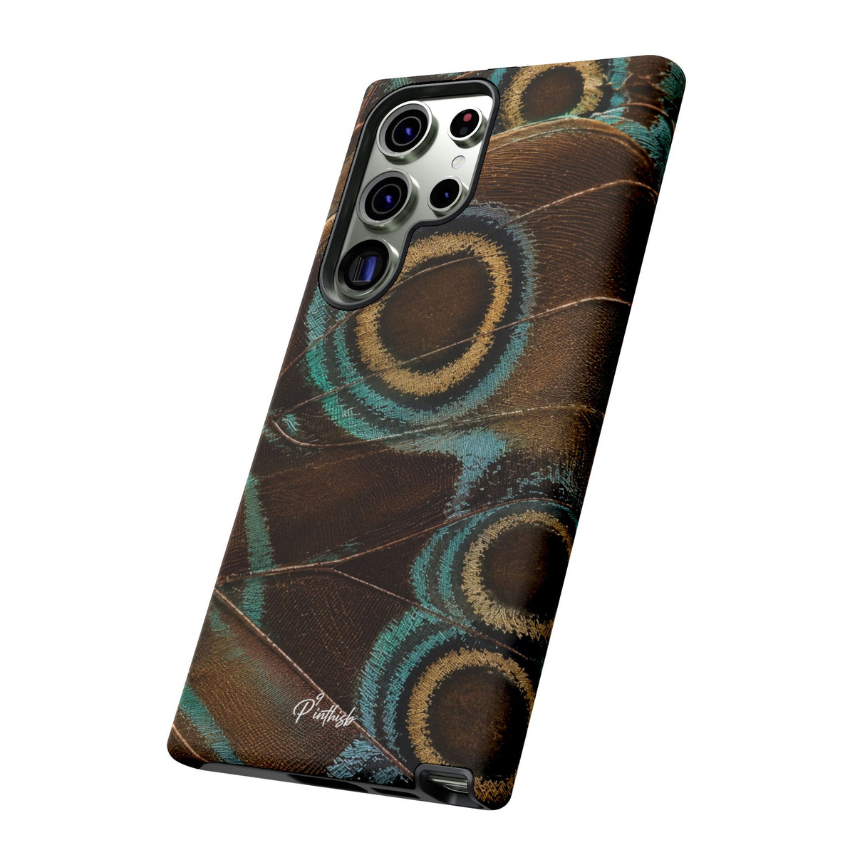 Peacock Feather Pattern Tough Case