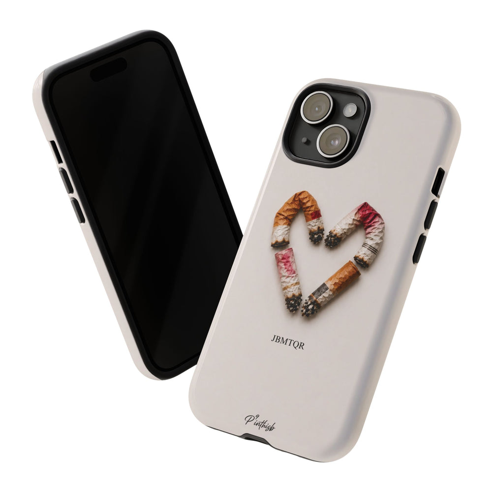 Cigarette Heart Butts "JBMTQR" Tough Case