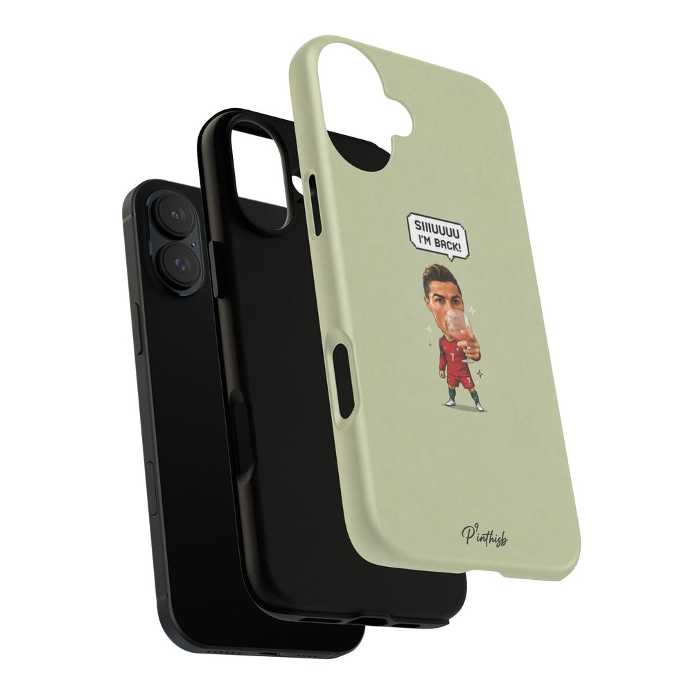 "SIIUUU, I'M BACK" CR7 Tough Phone Case