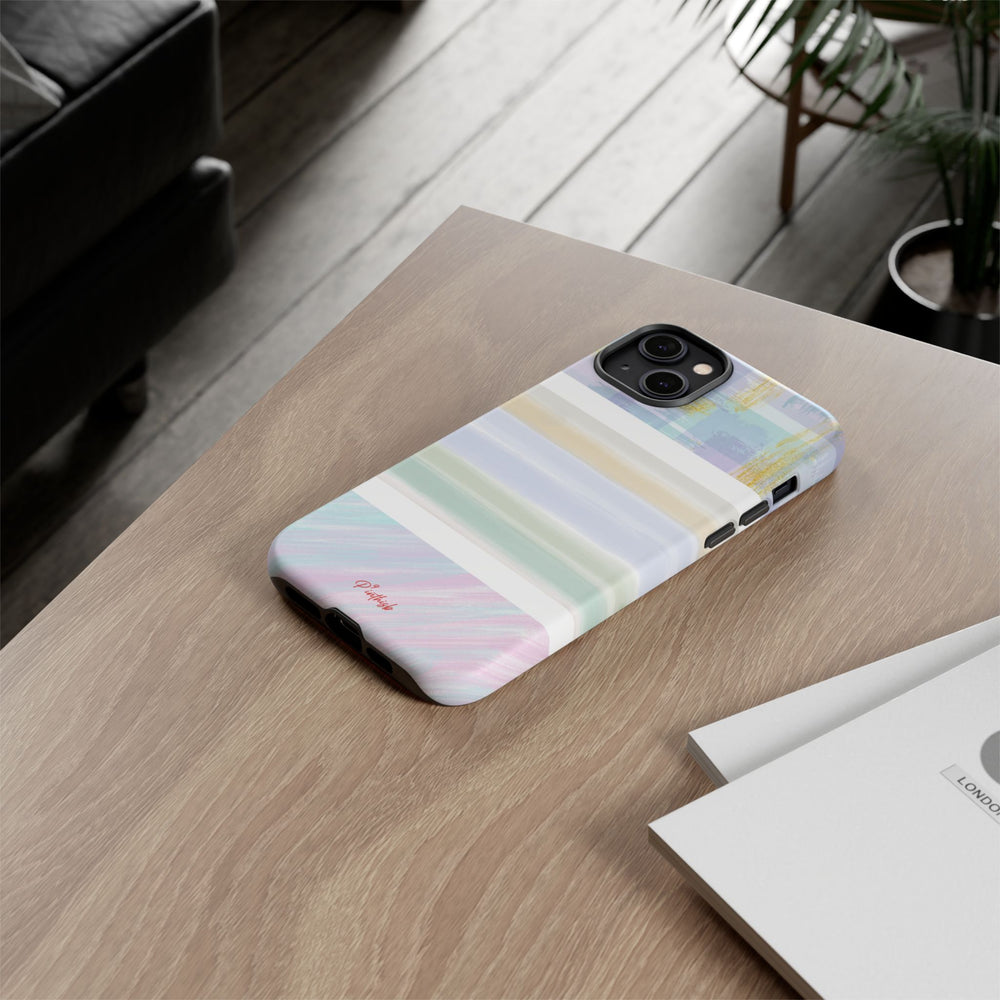 Pastel Stripe Tough Phone Case
