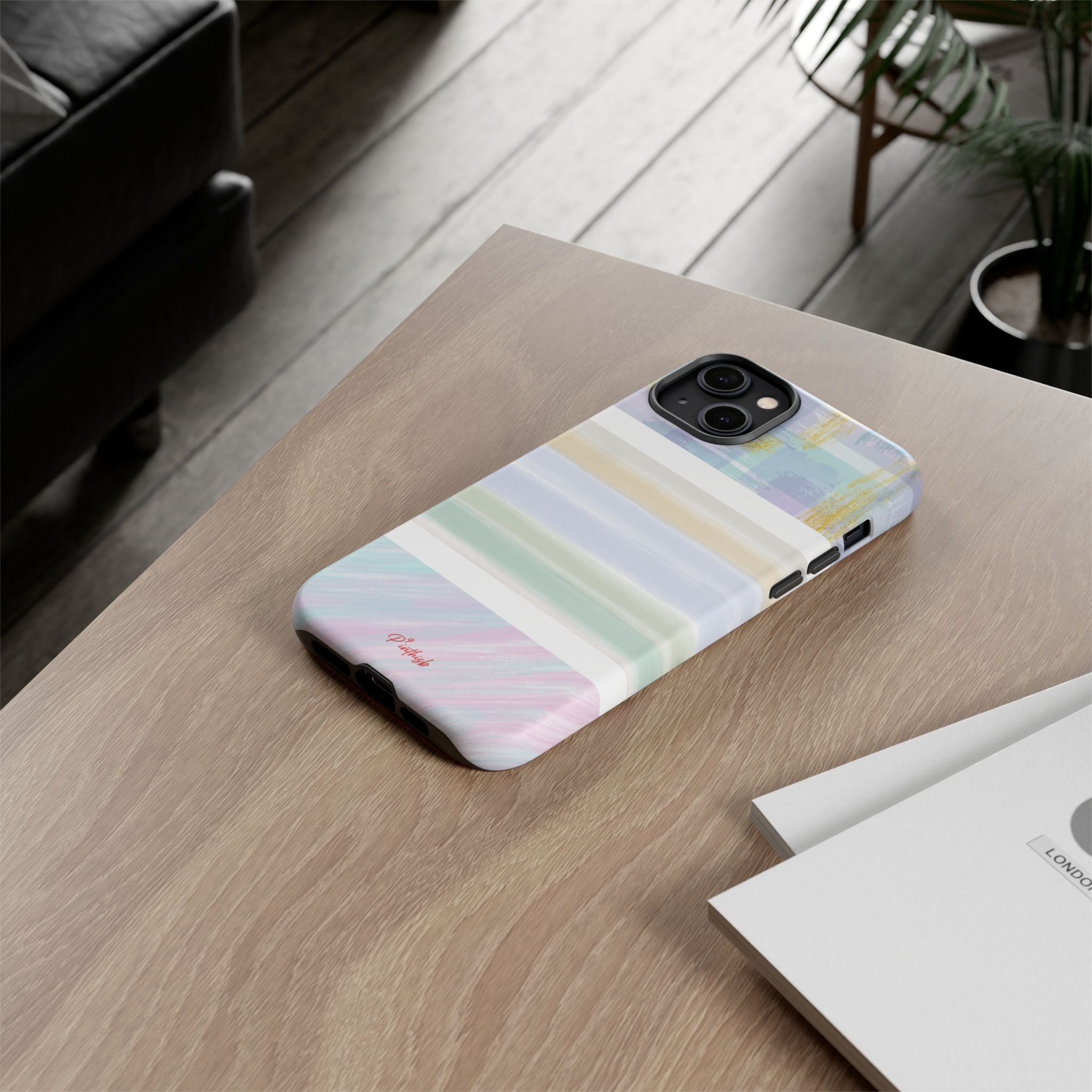 Pastel Stripe Tough Phone Case