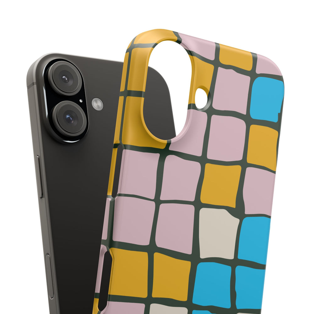 Color Grid Snap Phone Case