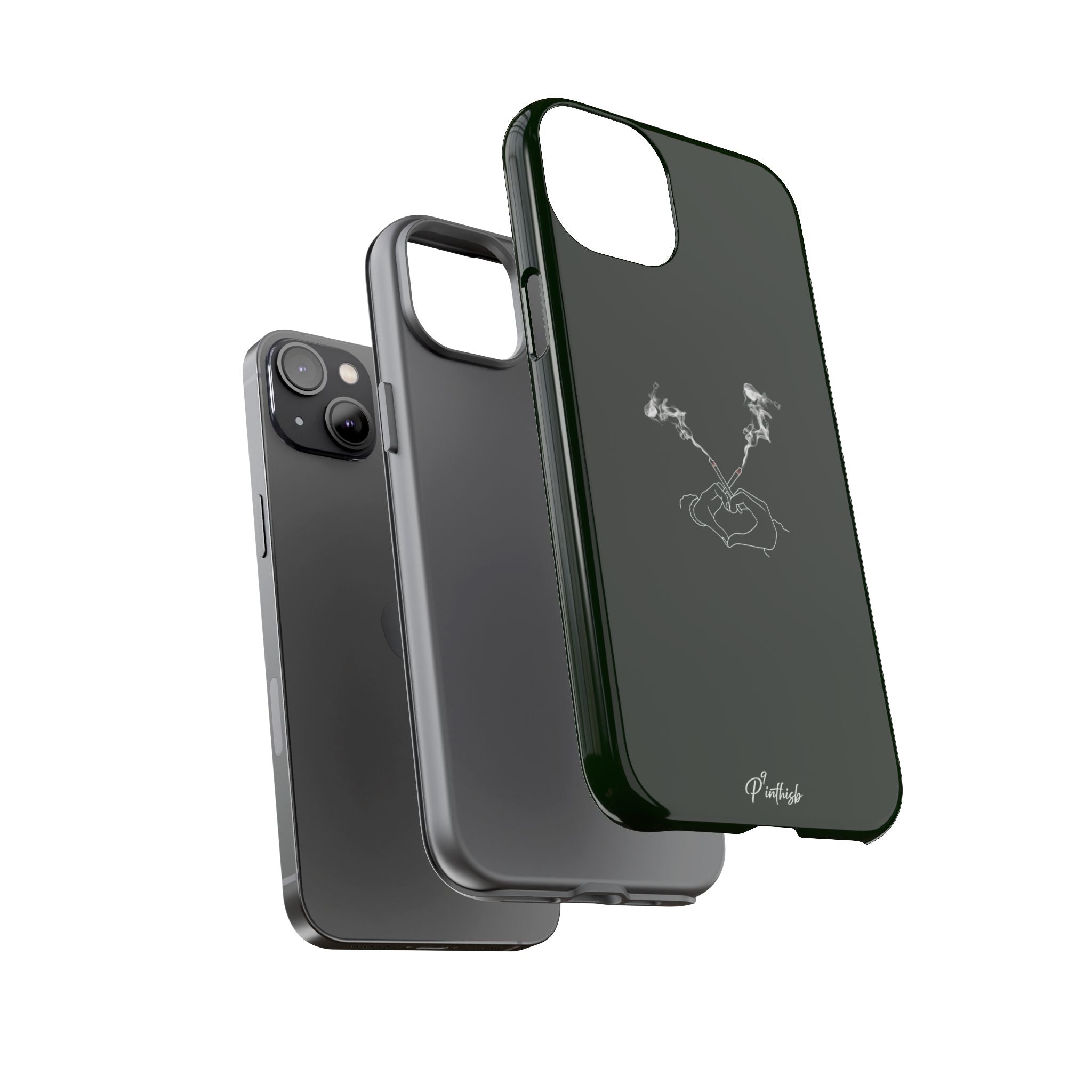 Smoke Heart Tough Case