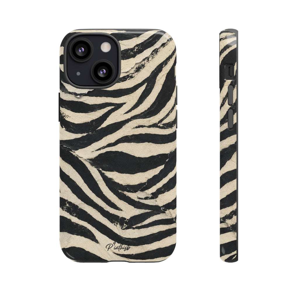 Zebra Stripe Tough Phone Case