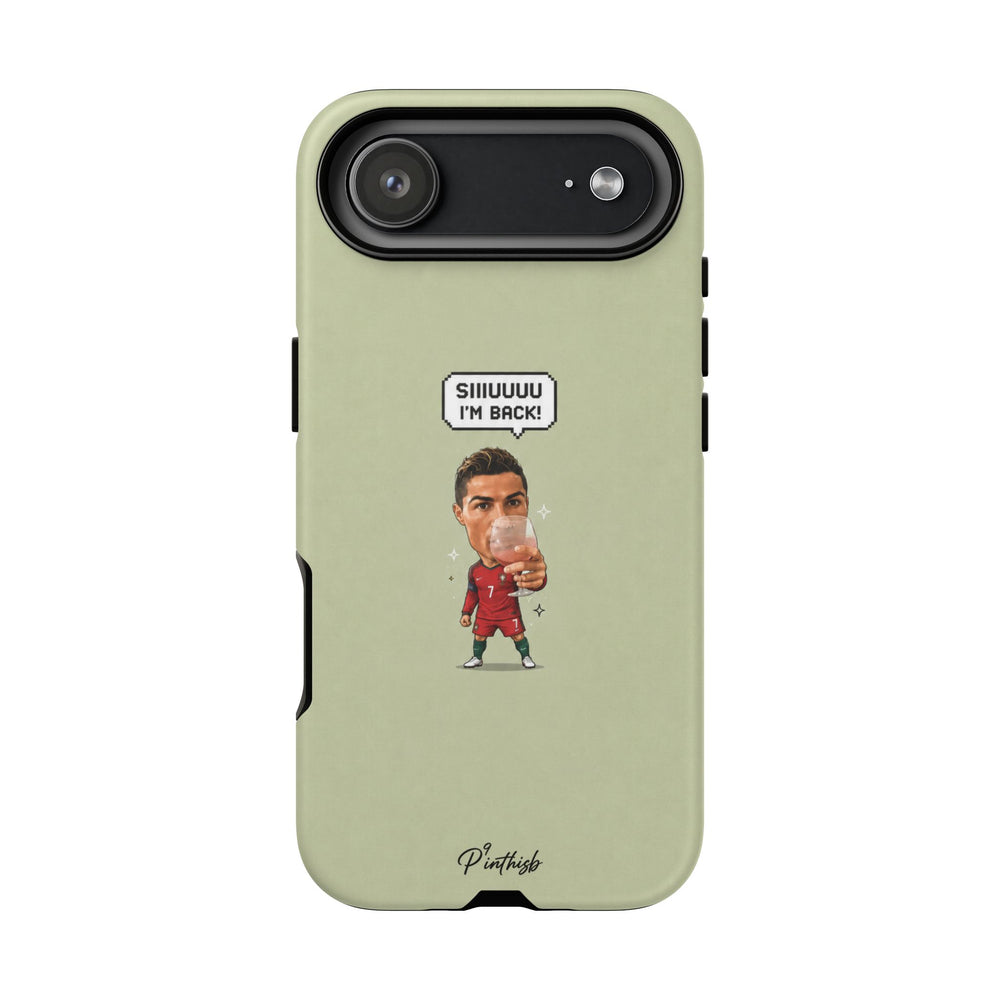 "SIIUUU, I'M BACK" CR7 Tough Phone Case