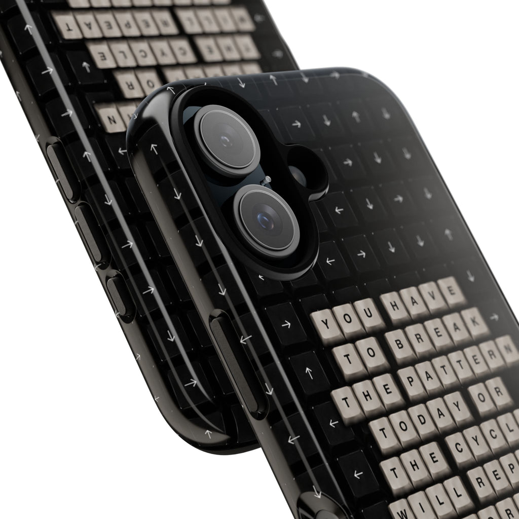 "Break the pattern" Keyboard Tough Case