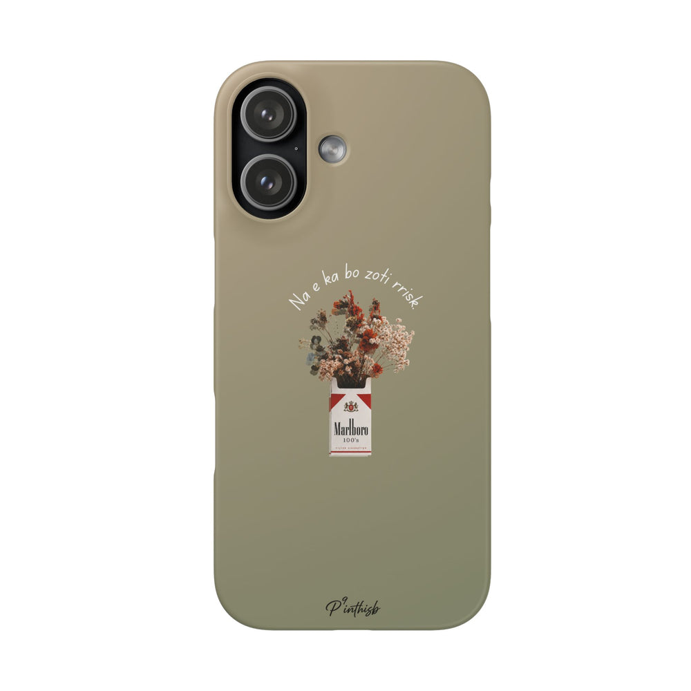 "Na e ka bo zoti rrisk." Snap Phone Case