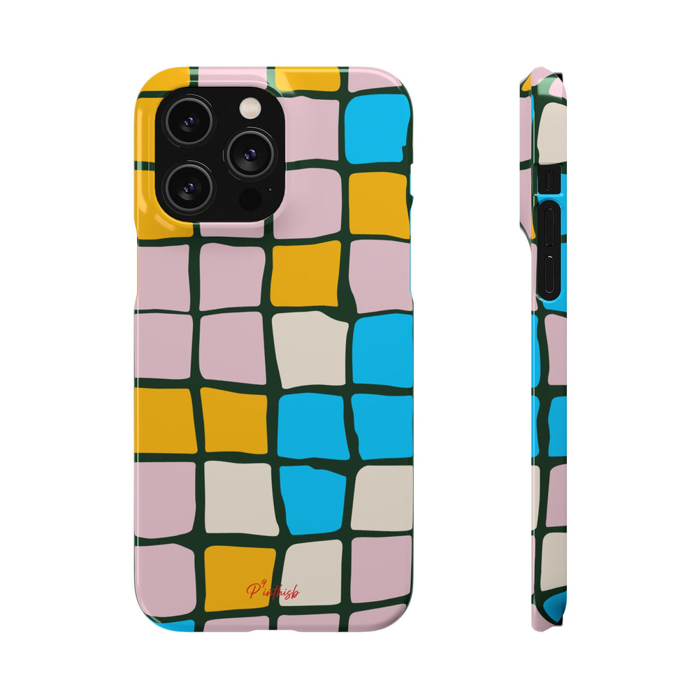 Color Grid Snap Phone Case