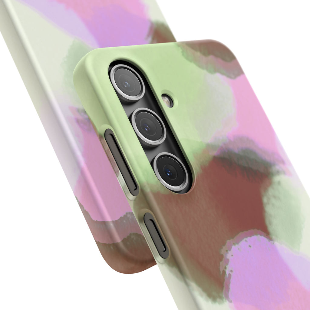 Abstract Pastel Camouflage Snap Phone Case