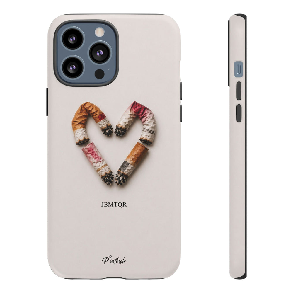 Cigarette Heart Butts "JBMTQR" Tough Case