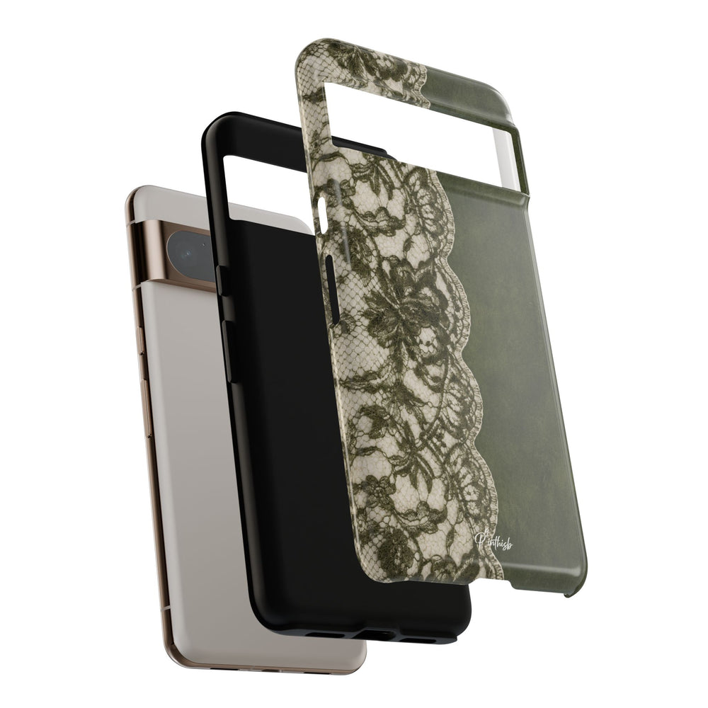 Olive Lace Tough Case