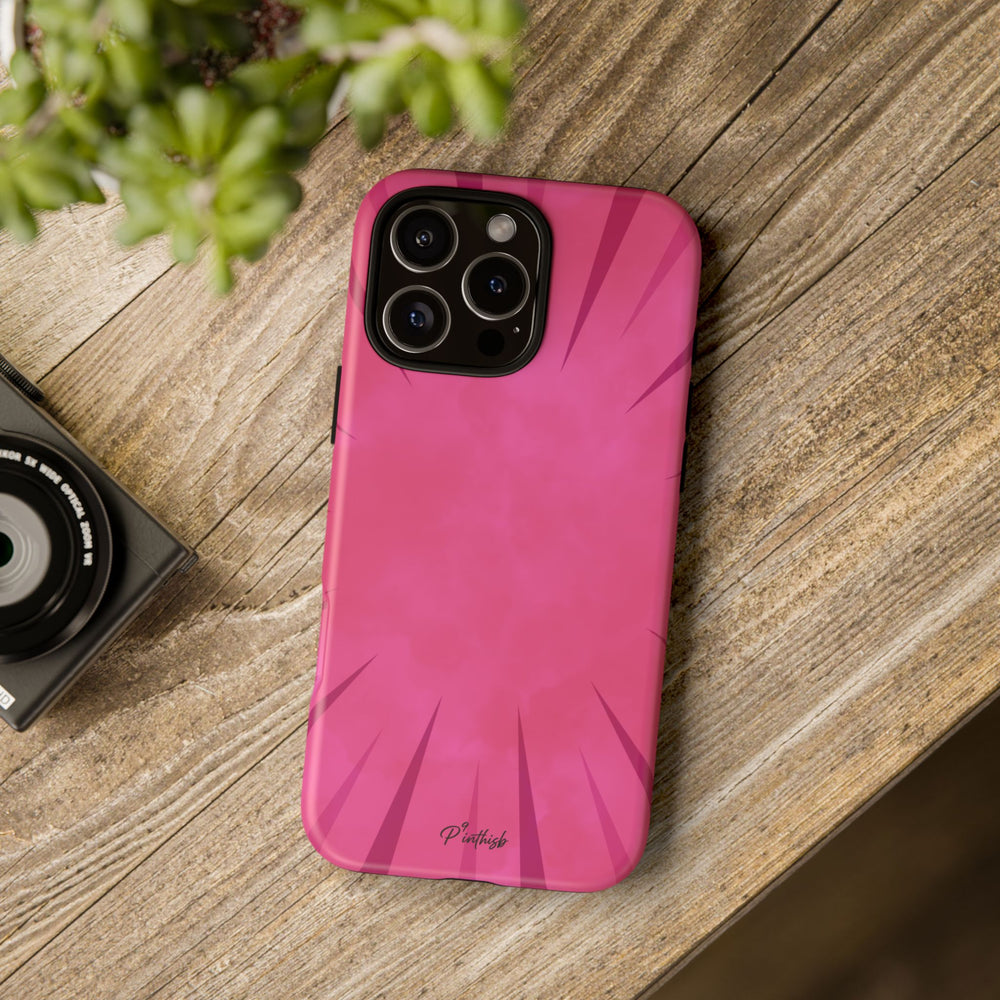 Pink Burst Tough Phone Case