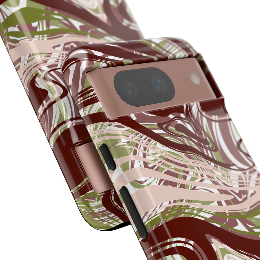Abstract Marbled Tough Phone Case