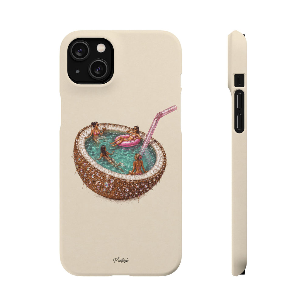 Coconut Pool Snap Phone Case